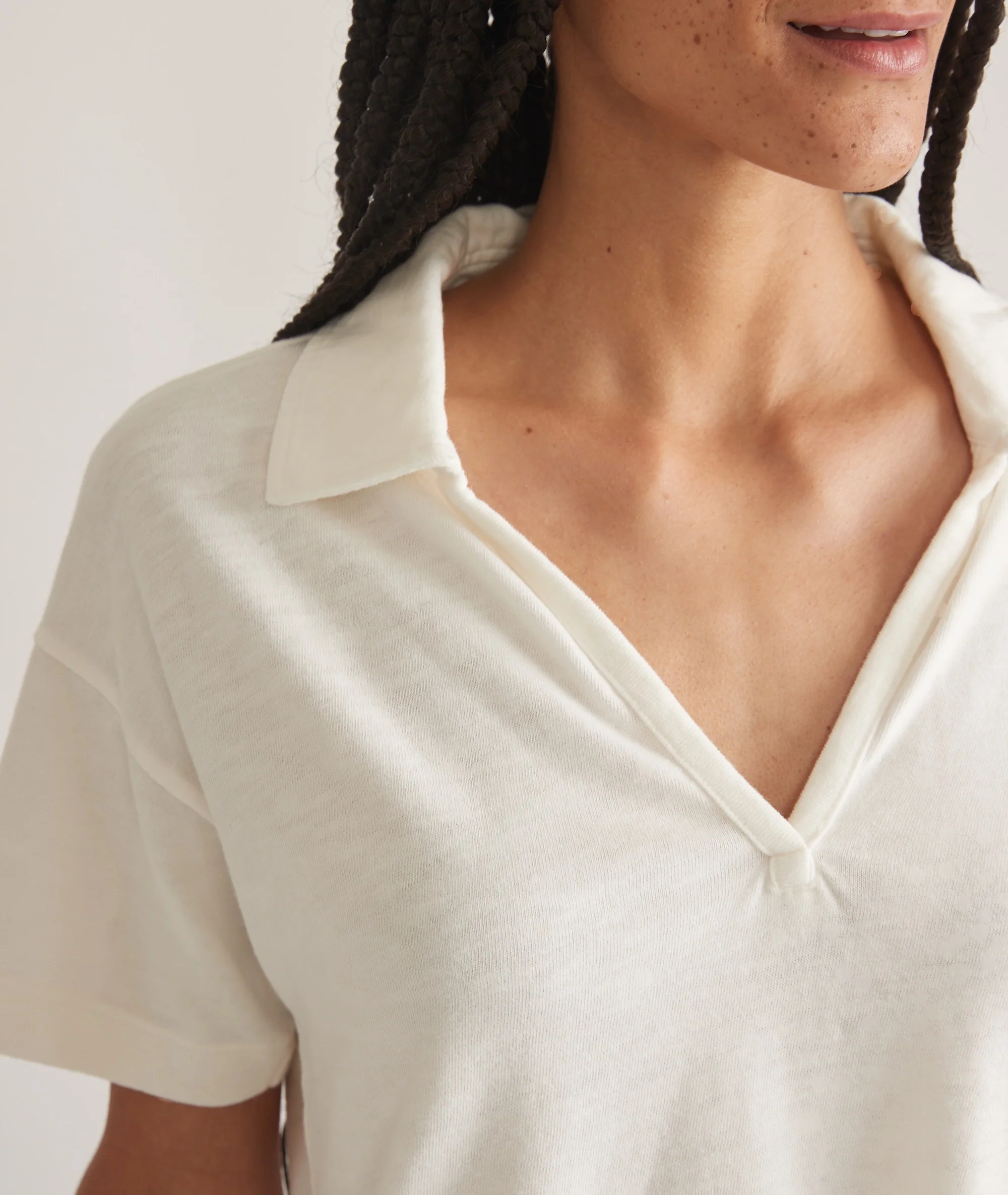 Vintage Slub Polo Tee - Image 2