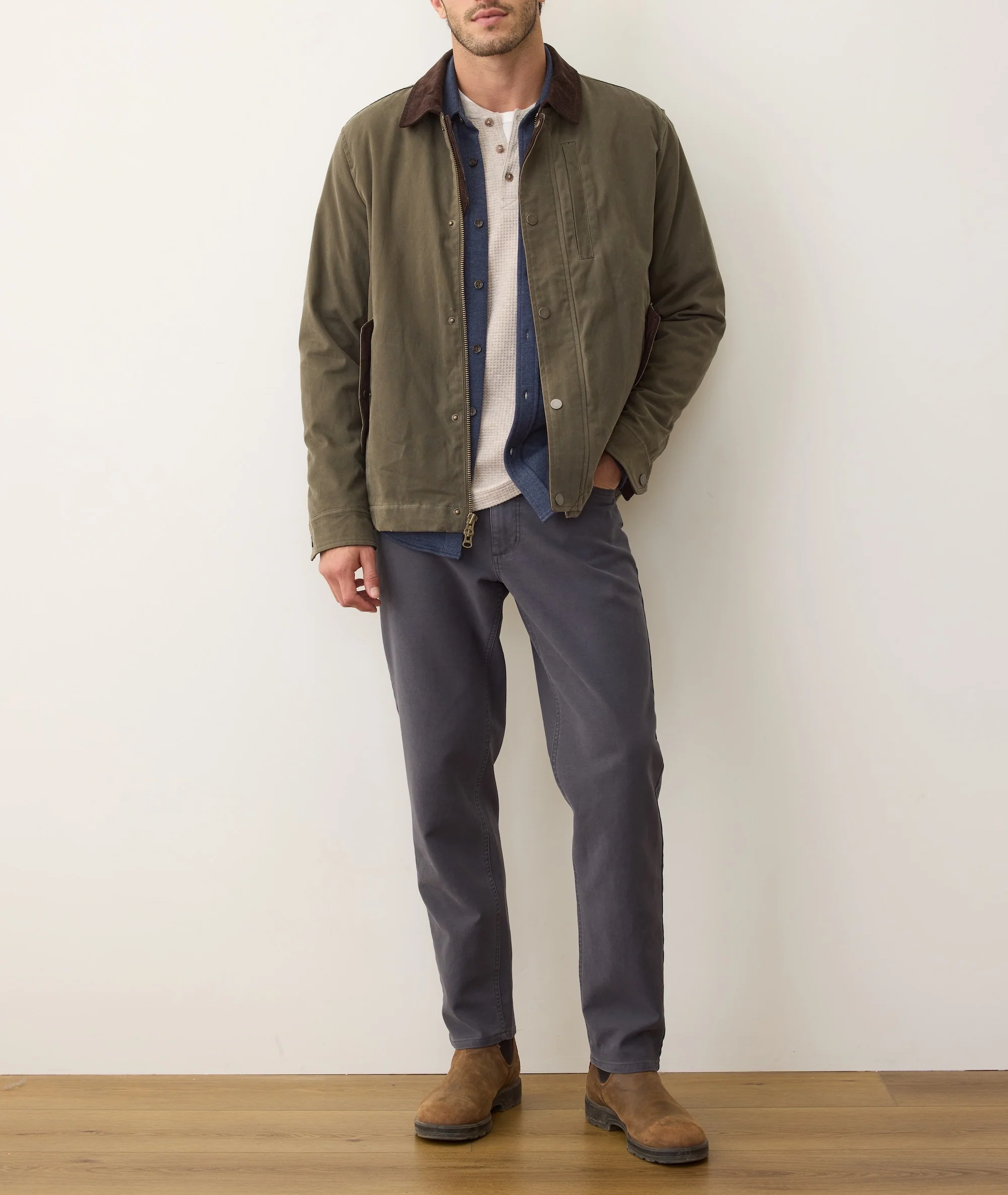 Weston Wax Canvas Barn Jacket - Image 7