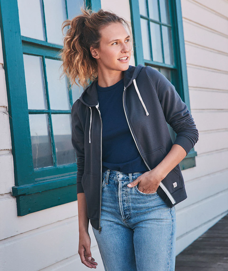 Women's Afternoon Hoodie in Asphalt Grey - Image 4