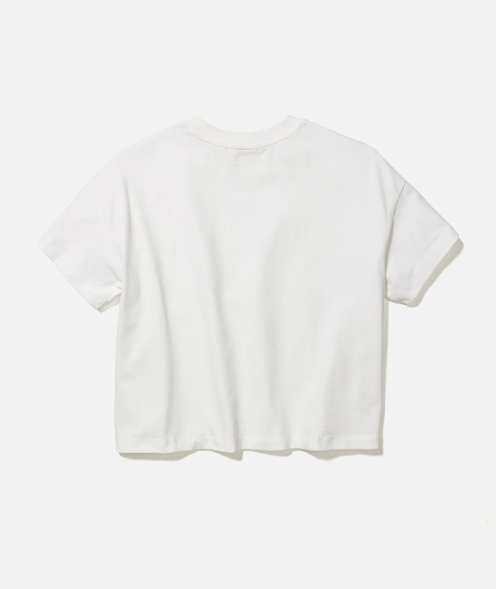 Women's Luxe Jersey Crew Tee in Bright White - Image 8