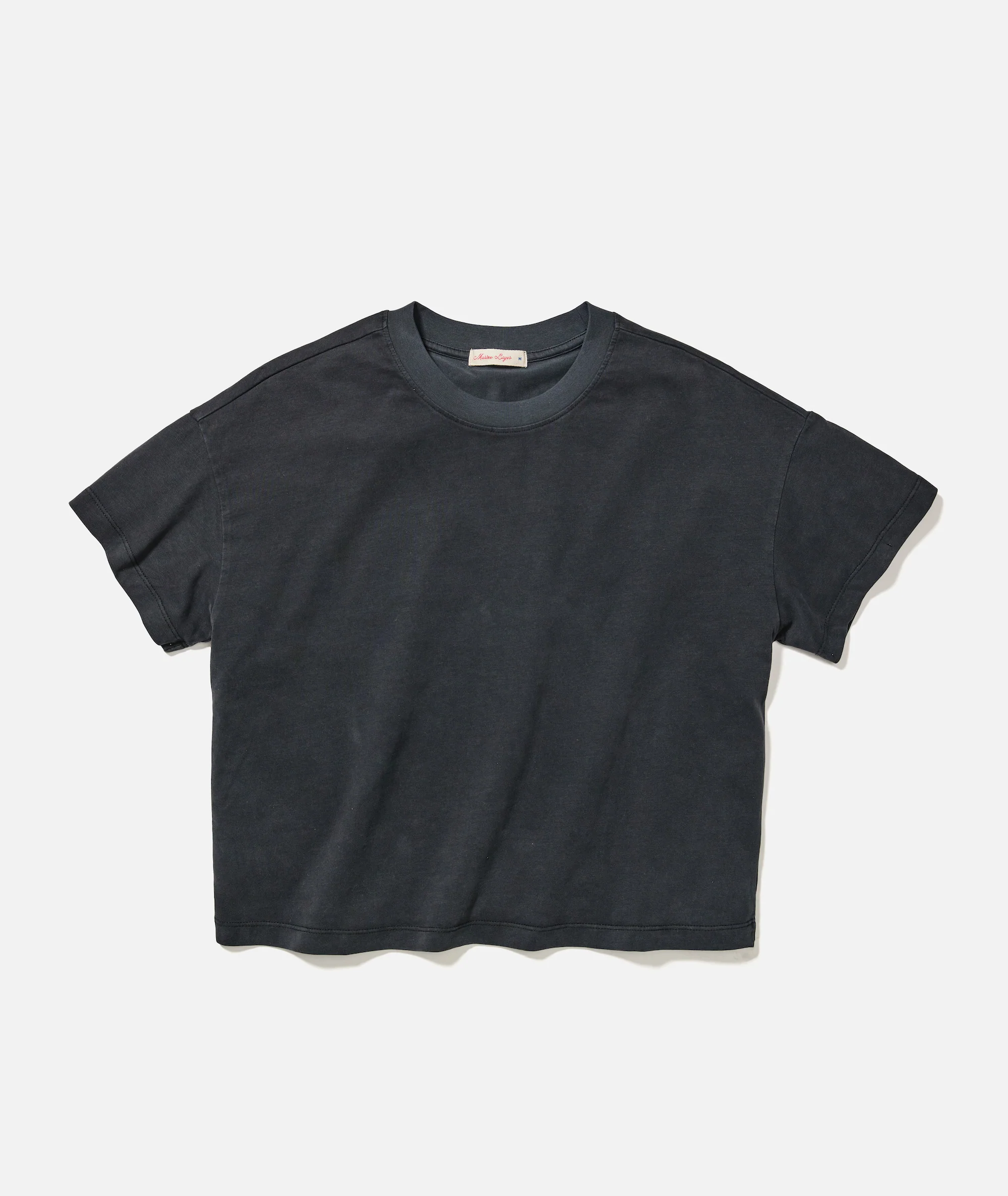 Women's Luxe Jersey Crew Tee in Black