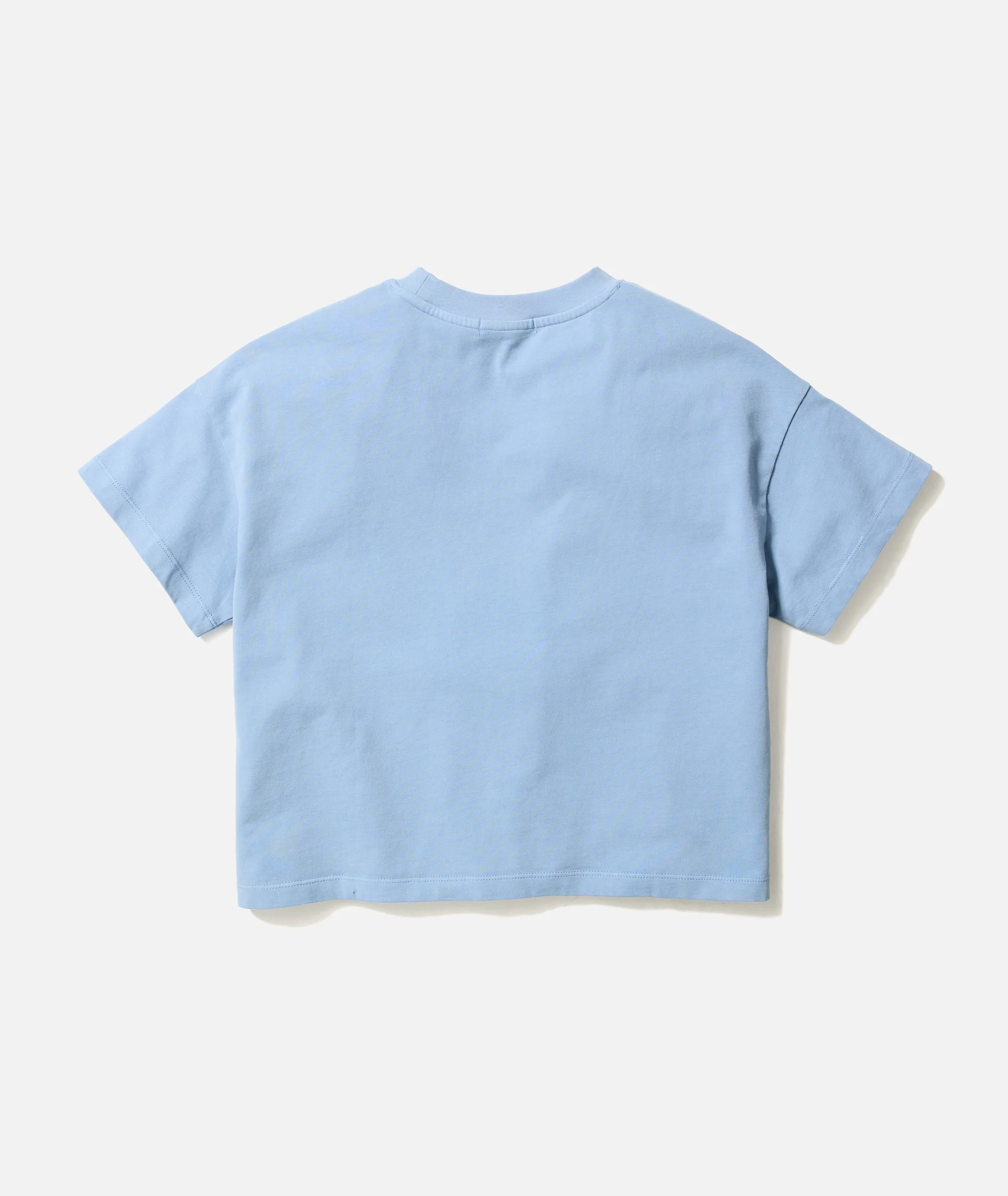 Women's Luxe Jersey Crew Tee in Coastal Blue - Image 8