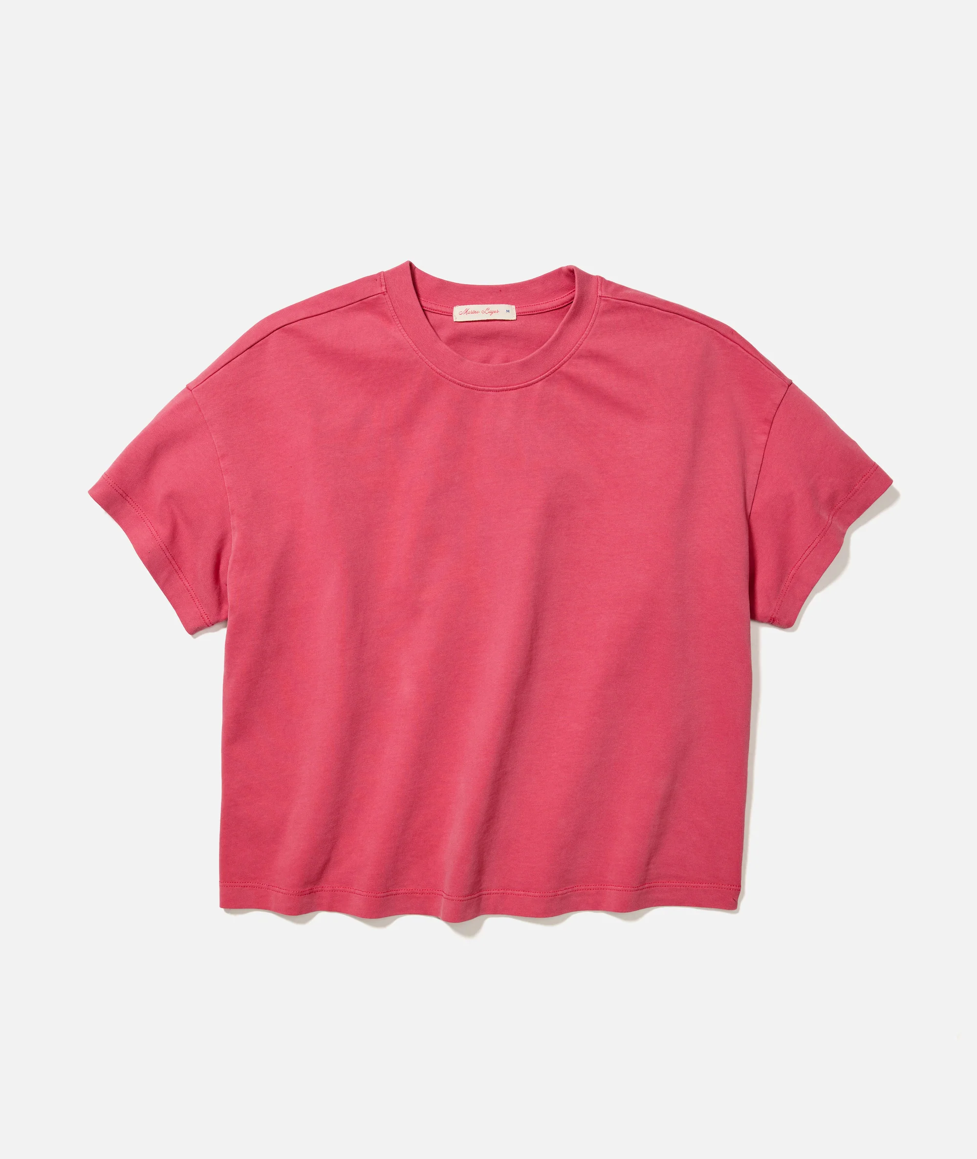 Women's Luxe Jersey Crew Tee in Baked Apple