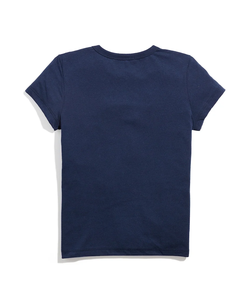 Women's Re-Spun Signature Crew in Navy - Image 7