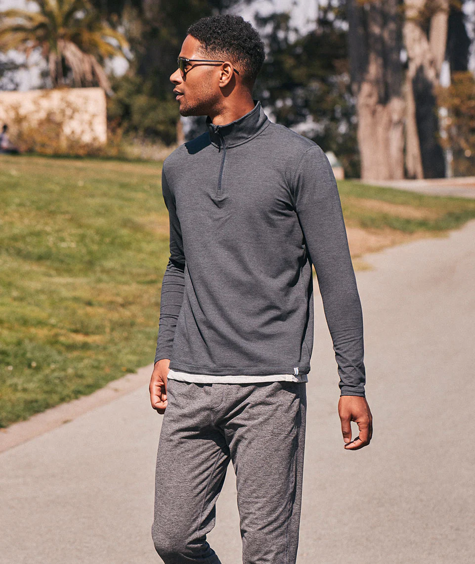 Men's Sport Jogger in Heather Grey - Image 3