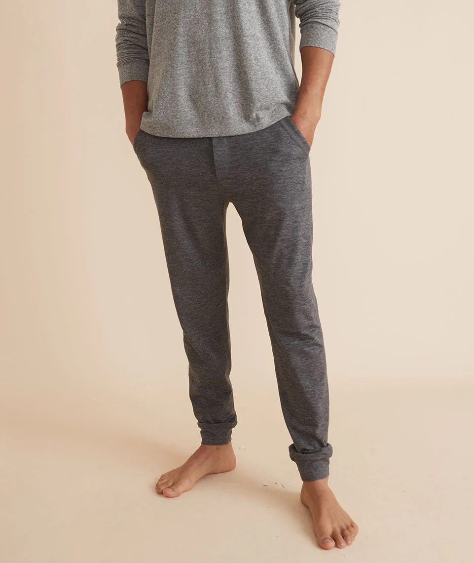 Men's Sport Jogger in Heather Grey - Image 4